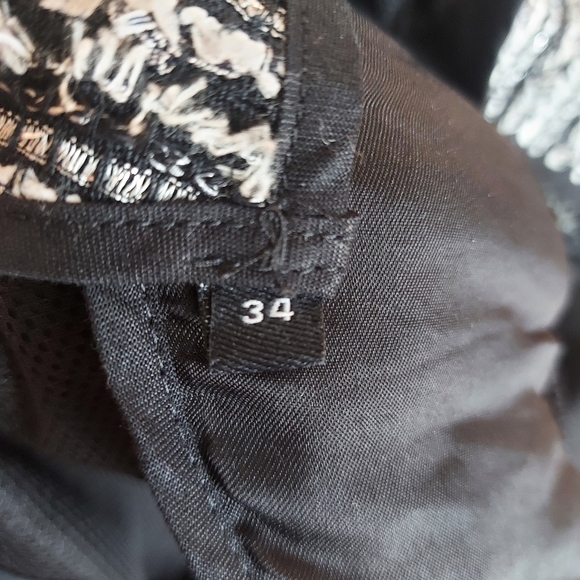 The Kooples Evening tweed jacket (black&white metallic thread) - Picture 10 of 10